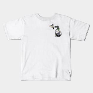 Michigan White Flower Kids T-Shirt